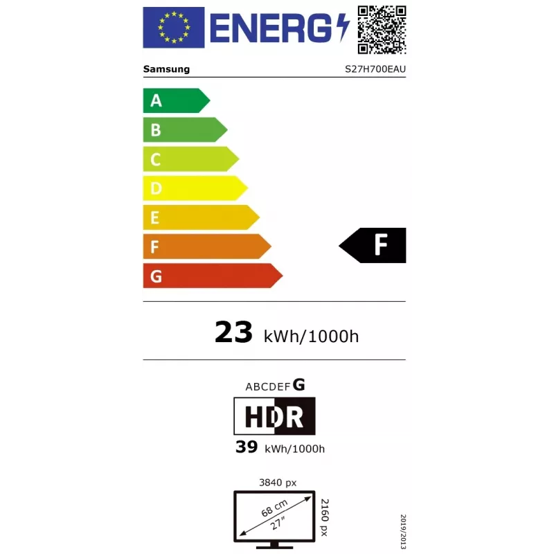 Samsung LS27H700EAUXEN 27 Zoll ViewFinity S7 S70H Monitor, UHD 3840x2160, 16:9, 300 cd/m², 5 ms, HDMI, USB, DP
