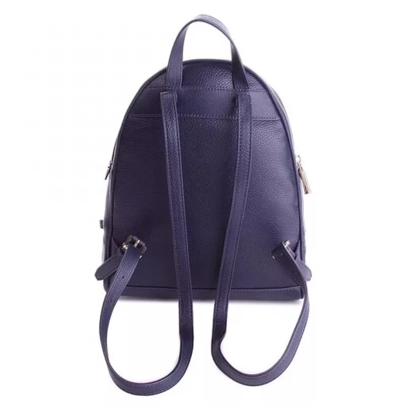 Michael Kors Rhea Rucksack Navy Saffiano Leder Damen 27x26x14 cm