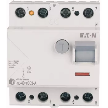 EATON HNC-40/4/003-A 40A 4P 30mA Typ A RCCB Fehlerstromschutzschalter 6kA