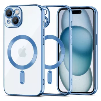Tech-Protect Magshine MagSafe iPhone 15 Hülle Sky Blue