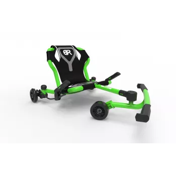 EzyRoller Drifter X Drift-Kart mit Fußantrieb, 4–12 Jahre, Limettengrün