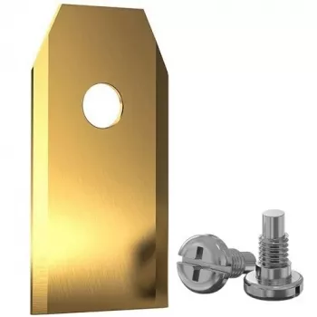 EXTRA DIGITAL Roboter-Mähmesser, 35x18x0,75 mm, titanbeschichtet, 30 Stück