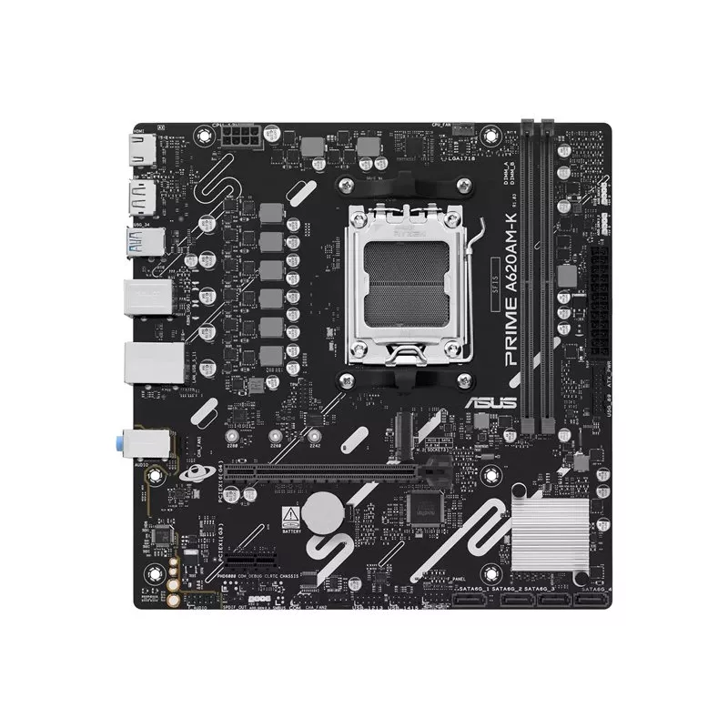 ASUS PRIME A620AM-K AMD AM5 A620 DDR5 Micro-ATX Motherboard