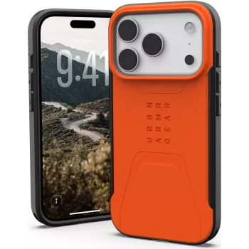 UAG Civilian MagSafe Case für iPhone 15 Pro - Orange