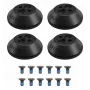 SUNNYLIFE 4x Motorschutzabdeckungen für DJI Avata 2 Drohne - Silikon staubdicht kratzfest anti-kollision - Schwarz