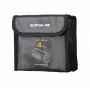 SUNNYLIFE Feuerfeste Batterie-Aufbewahrungstasche für 3x DJI Mavic 4 Pro Akkus - Schwarz