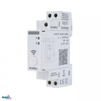 SCHELINGER A26-RS-WIFI2 Astronomische Zeitschaltuhr, Wi-Fi, 1-Kanal, 48-240V AC/DC, 16A, DIN-Schiene