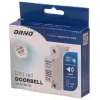 ORNO OR-DP-SB-133 Kabelgebundener Türgong, DIN-Schiene 1 Modul, 230V AC, 85 dB, Weiß/Grau