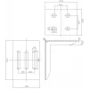 PSG 60.013.01 Auflaufvorrichtung-Träger für Steelpress B-Serie