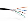GETFORT Premium Cat.5e U/UTP UV Dry Core Outdoor Kabel 305m Schwarz