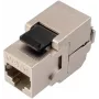 SOLARIX Cat.6 STP RJ45 Keystone Modul, werkzeuglose IDC, Schwarz