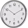 TFA Dostmann 60.3548.02 XXL Funk-Wanduhr 508 mm x 65 mm Weiß Silber Großes Display