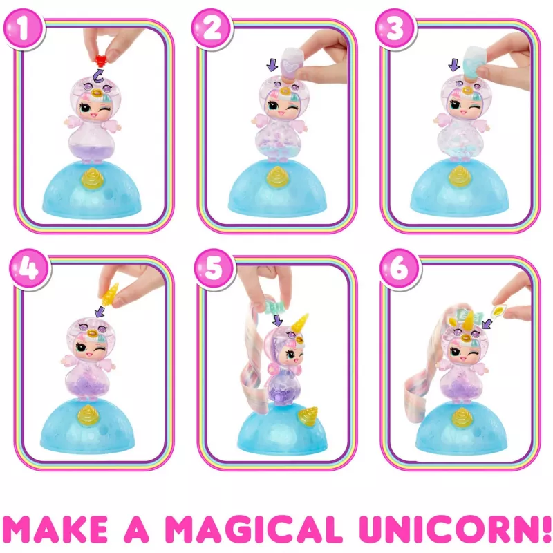 L.O.L. Surprise Unicorn Tots Make-Your-Own Unicorn Puppe, 1 Stück