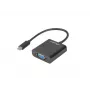 LANBERG AD-UC-VG-01 USB Type-C auf VGA Adapter 15cm Schwarz