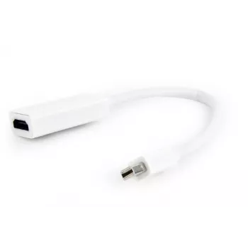 Gembird Mini DisplayPort auf HDMI Adapter 4K 30Hz Weiß A-MDPM-HDMIF-02-W