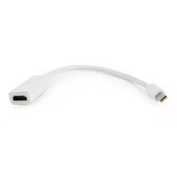 Gembird Mini DisplayPort auf HDMI Adapter 4K 30Hz Weiß A-MDPM-HDMIF-02-W