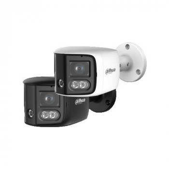 DAHUA IPC-PFW31259S-A180-E2-AS-PV-0280B 5MP Dual-Lens Panorama Outdoor Netzwerkkamera mit aktiver Abschreckung, Zwei-Wege-Audio und PoE/Wi-Fi