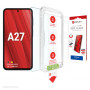 E.V.I. DISPLEX Real Glass Displayschutzfolie für Samsung Galaxy A27 5G (Temperglas, 9H, 0,33 mm, klar)