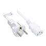 Good Connections Schuko-Stecker auf IEC C13 Stromkabel, Weiß, 1m