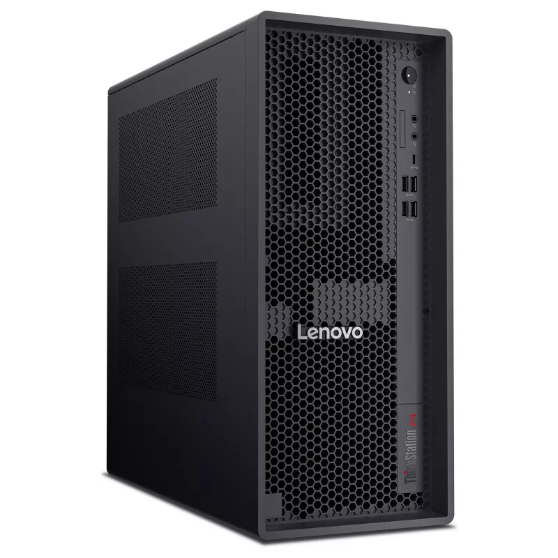 Lenovo ThinkStation P4 30KN Tower Workstation - AMD Ryzen 5 Pro 9655 3,9 GHz, 32 GB RAM, 512 GB NVMe SSD, Radeon-Grafik, Windows 11 Pro, Monitor