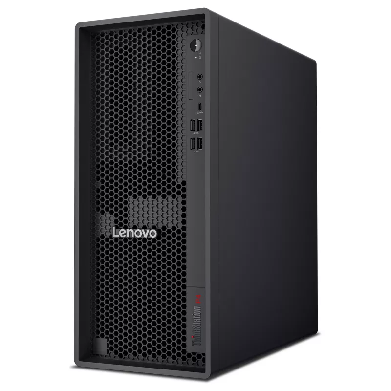 Lenovo ThinkStation P4 30KN Tower Workstation - AMD Ryzen 5 Pro 9655 3,9 GHz, 32 GB RAM, 512 GB NVMe SSD, Radeon-Grafik, Windows 11 Pro, Monitor
