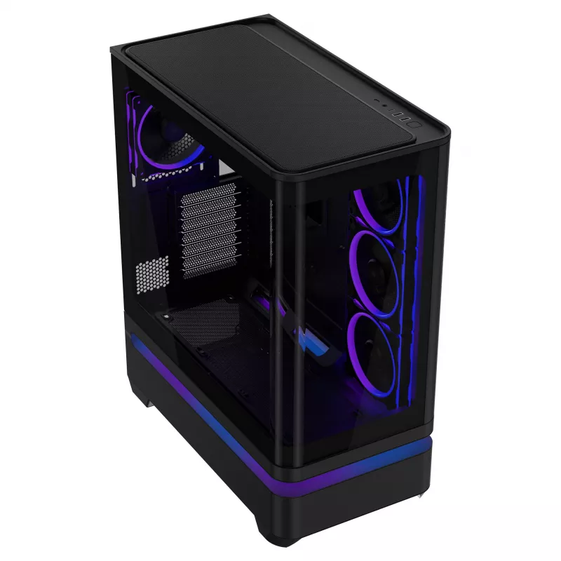 ASUS PRIME AP304 TG ARGB ATX Black Edition Gaming-Gehäuse