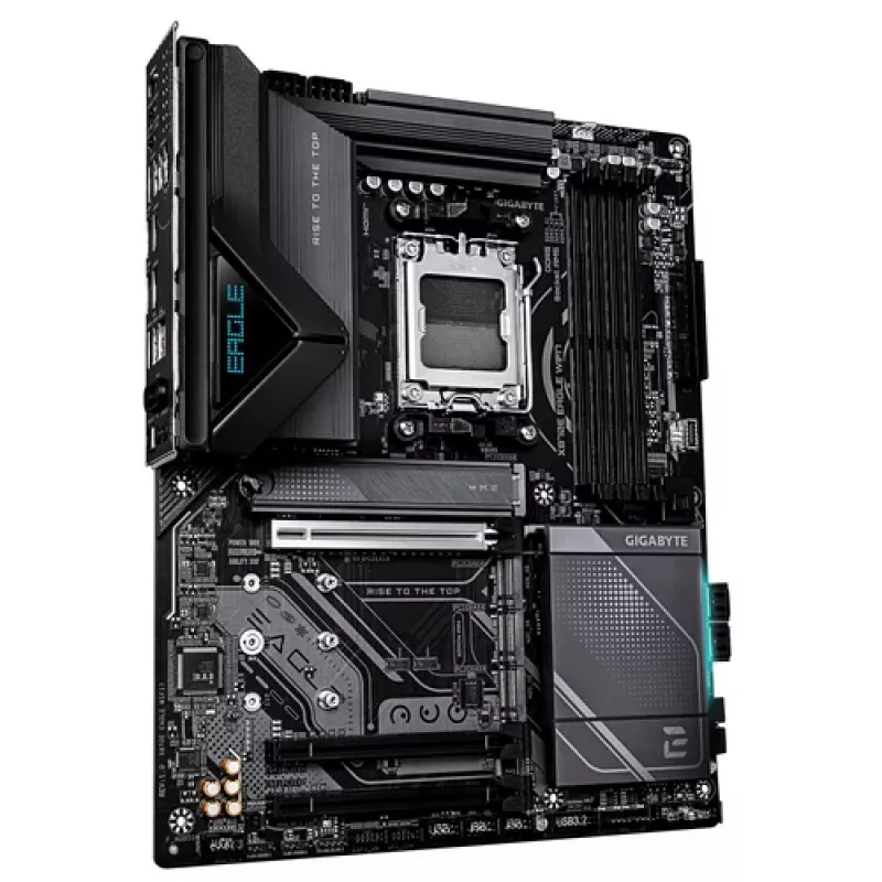 GIGABYTE X870E EAGLE WIFI7 AM5 ATX-Motherboard, 4x DDR5, HDMI, DP, 4x M.2, USB4, Wi-Fi 7, 5GbE