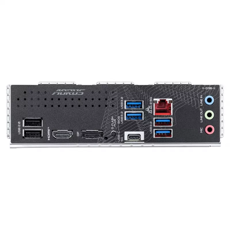 GIGABYTE B550M X AORUS ELITE AM4 Micro-ATX-Motherboard, AMD B550, 4x DDR4, HDMI/DP, 2x M.2, 2.5GbE, Wi-Fi 6E