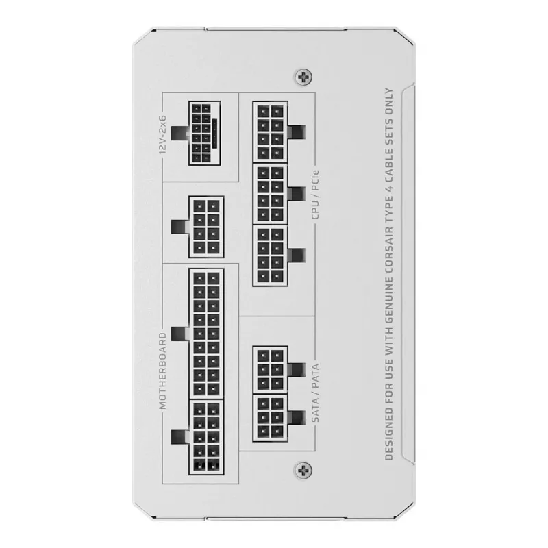 CORSAIR RMe White Series RM1000e 2026 Cybenetics Platinum zertifiziertes 1000W vollmodulares ATX 3.0 Netzteil
