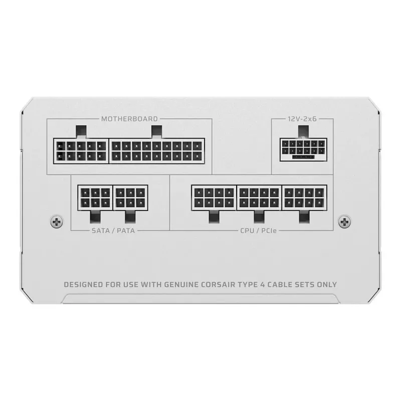 CORSAIR RMe White Series RM850e 2026 Cybenetics Platinum zertifiziertes 850W vollmodulares ATX-Netzteil
