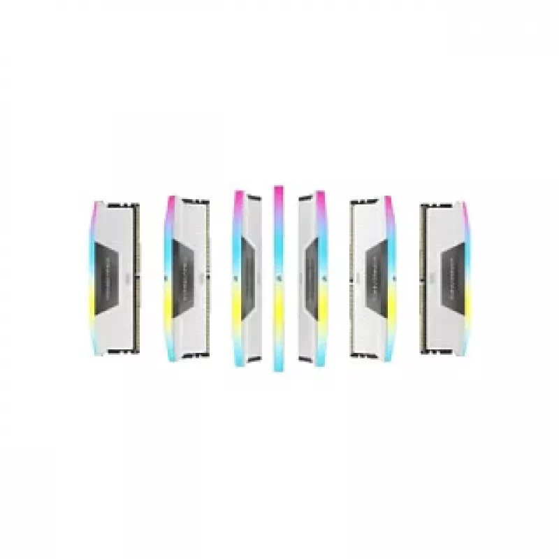 CORSAIR Vengeance RGB 32GB (2x16GB) DDR5 6000MHz CL38 Weiß Dual Channel Kit