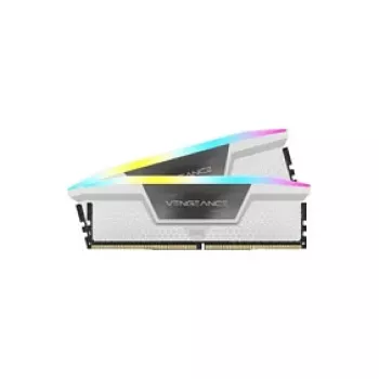 CORSAIR Vengeance RGB 32GB (2x16GB) DDR5 6000MHz CL38 Weiß Dual Channel Kit