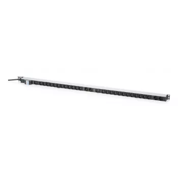 DIGITUS Basic IT PDU, einphasig 32A, 24 x C13, 2 x C19, 4 x Schuko, 3 m Kabel, IEC 60309 32A Stecker