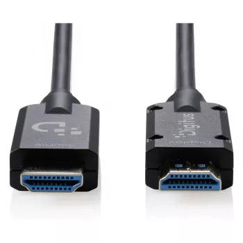 DIGITUS Armored HDMI 2.1 Active Optical Cable, 8K UHD, 20 m, Schwarz