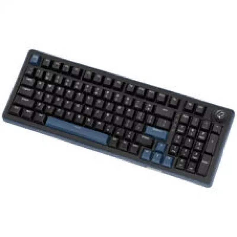 Ducky OK-M 98 Gaming-Tastatur, 98%-Layout, Hot-Swappable, RGB-Hintergrundbeleuchtung, ANSI US, KTT Wine Red Linearschalter