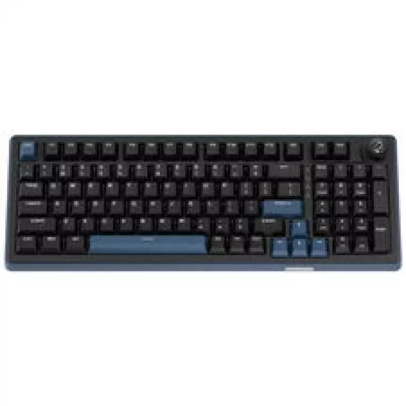 Ducky OK-M 98 Gaming-Tastatur, 98%-Layout, Hot-Swappable, RGB-Hintergrundbeleuchtung, ANSI US, KTT Wine Red Linearschalter