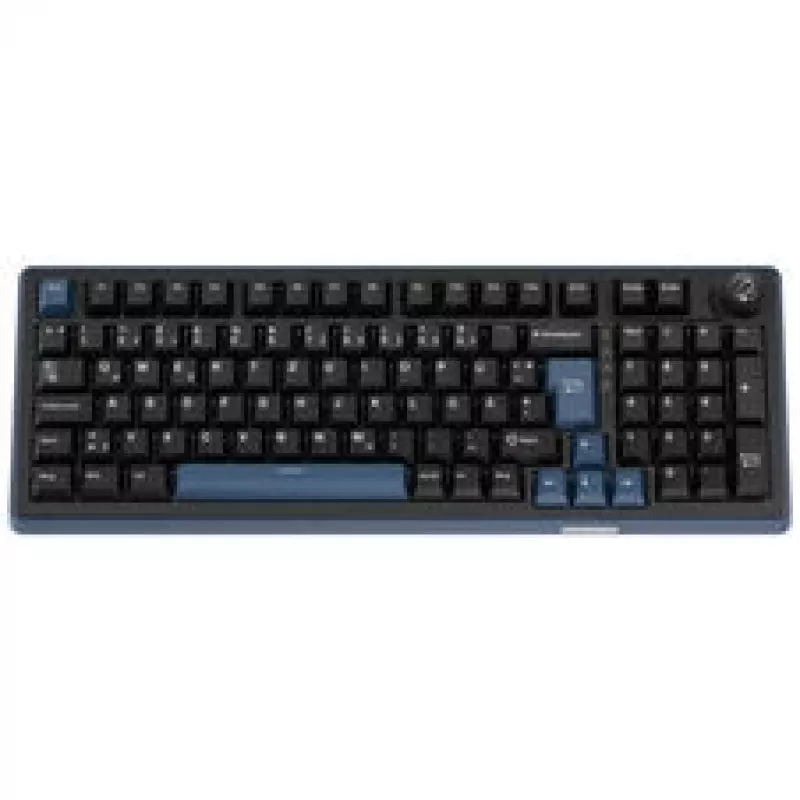 Ducky OK-M 98 Gaming-Tastatur, 98%-Layout, Hot-Swap, RGB-Beleuchtung, ISO, KTT Tactile Switches, Schwarz