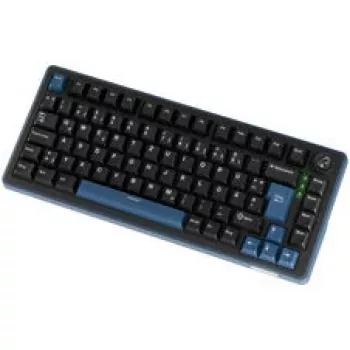 Ducky OK-M 75 Mechanische Gaming-Tastatur, 75% Layout, Hot-Swappable KTT Tactile Switches, RGB-Beleuchtung, ISO, Schwarz