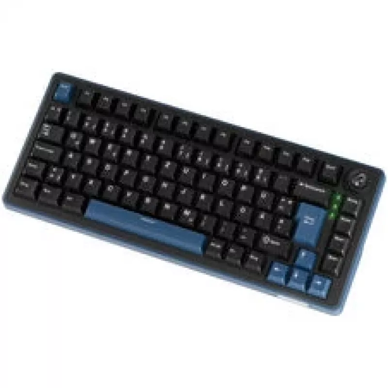 Ducky OK-M 75 Mechanische Gaming-Tastatur, 75% Layout, Hot-Swappable KTT Tactile Switches, RGB-Beleuchtung, ISO, Schwarz