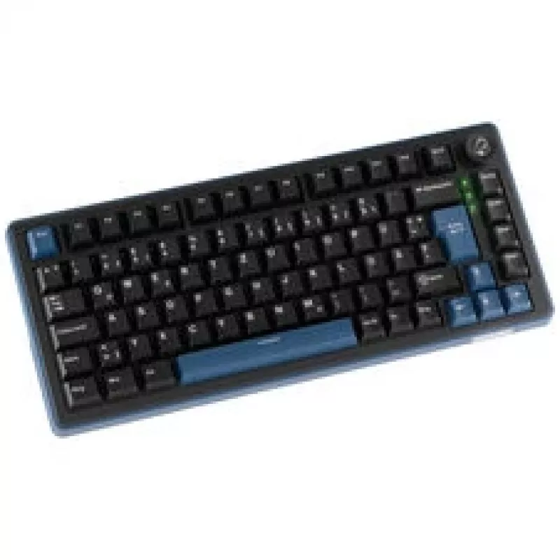 Ducky OK-M 75 Mechanische Gaming-Tastatur, 75% Layout, Hot-Swappable KTT Tactile Switches, RGB-Beleuchtung, ISO, Schwarz