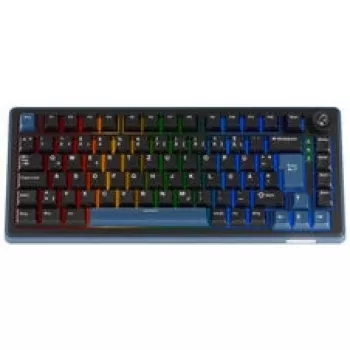 Ducky OK-M 75 Mechanische Gaming-Tastatur, 75% Layout, Hot-Swappable KTT Tactile Switches, RGB-Beleuchtung, ISO, Schwarz