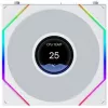 Lian Li UNI FAN TL LCD FLEX Wireless ARGB Reverse Blade 120mm Lüfter - Weiß