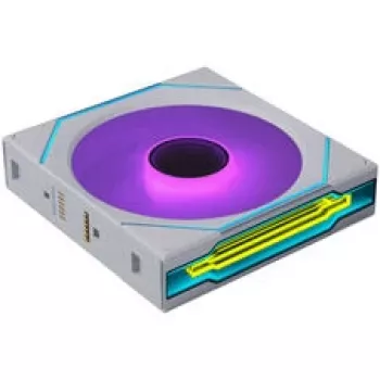 Lian Li UNI FAN SL-INF FLEX Wireless ARGB Reverse Blade 120mm Lüfter - Weiß