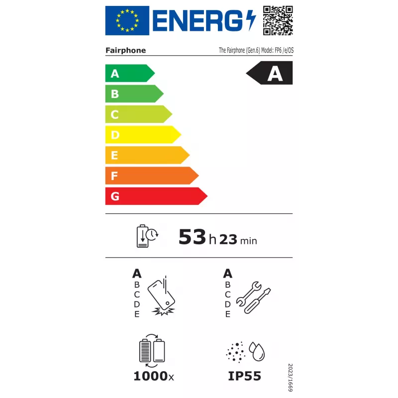 Fairphone 6+ 256 GB Forest Green Dual-SIM 5G Modulares Smartphone (12 GB RAM, Android 13, 50-MP-Dreifachkamera, IP55)