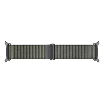Samsung Trail Band für Galaxy Watch Ultra 2, Olivgrün, Nylon-Gewebe, Klettverschluss, Large