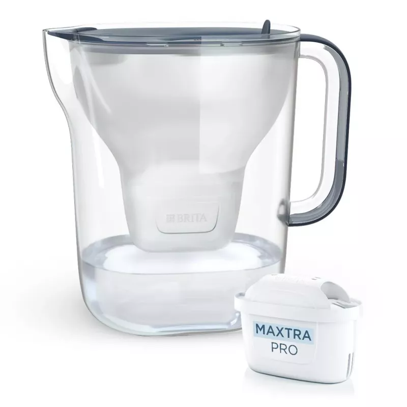 BRITA Style Essential XL Blauer Wasserfilterkrug mit MAXTRA PRO Pure Performance Filter