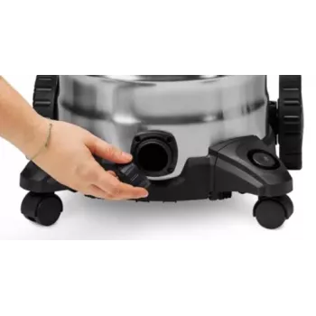 Einhell TC-VC 3055 SA Nass- und Trockensauger mit Steckdose, 55L Edelstahlbehälter, 1500W