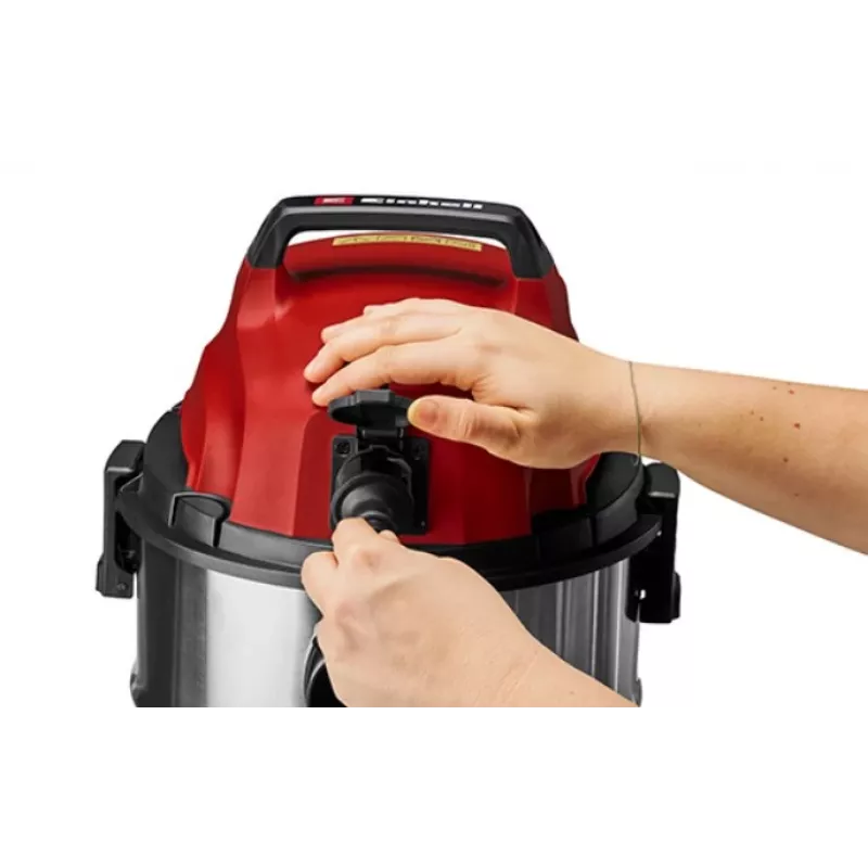 Einhell TC-VC 3055 SA Nass- und Trockensauger mit Steckdose, 55L Edelstahlbehälter, 1500W