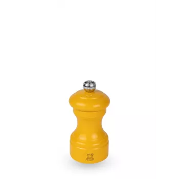 Peugeot Bistro Pfeffermühle 10 cm Safrangelb lackiertes Buchenholz