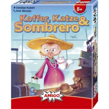 AMIGO Koffer, Katze & Sombrero Kinderspiel Memory